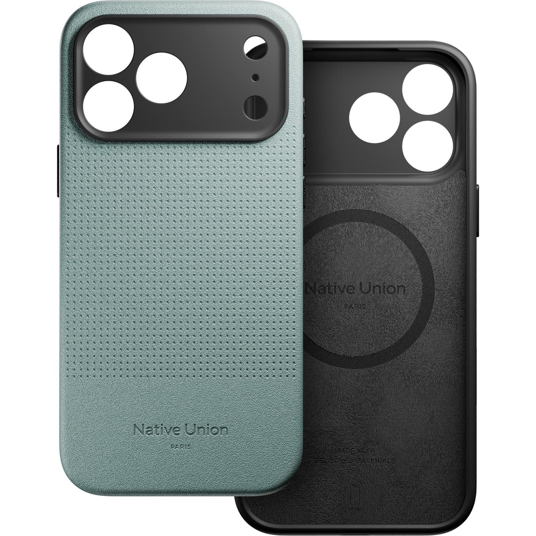 Заштитна футрола Native Union Active Case за iPhone 17 Pro Max, компатибилна со MagSafe, зелена