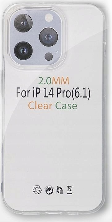 Futrollë OEM Clear Case për iPhone XR, transparente, 2 mm, e tejdukshme