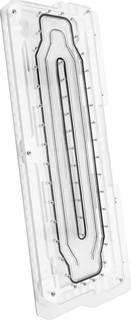 Плоча дистро Singularity Computers Spectre 2.0 Elite Kit Front, акрил, за ладење со вода, бела