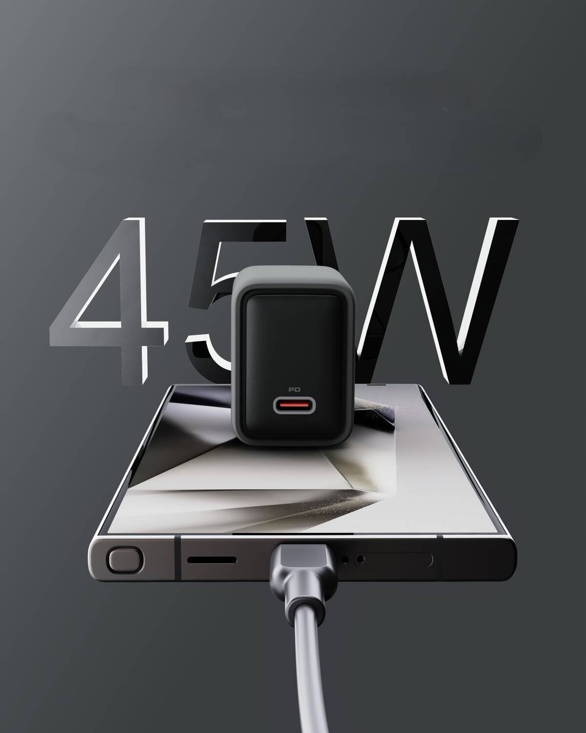 Karikues muror AUKEY PA-C2 Comet, 45W PD, GaN, i bardhë