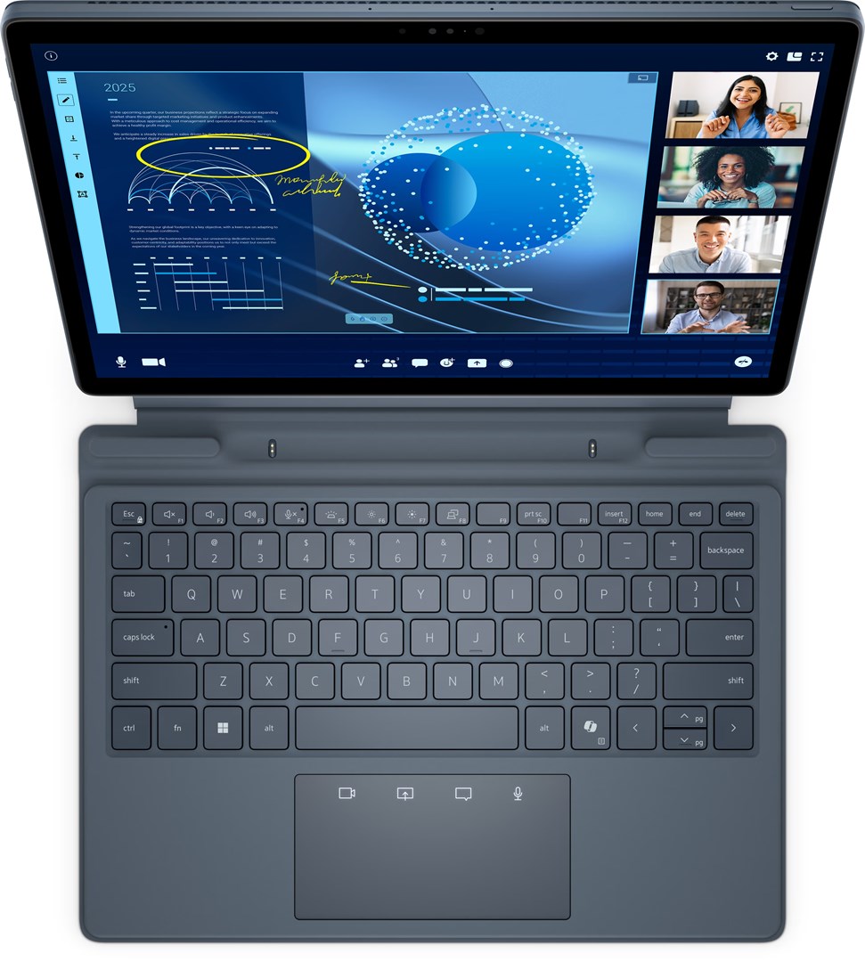 Laptop DELL Latitude 7350 Detachable, 13", Intel Core Ultra 5, 16 GB LPDDR5x-SDRAM, 512 GB SSD, i kaltër