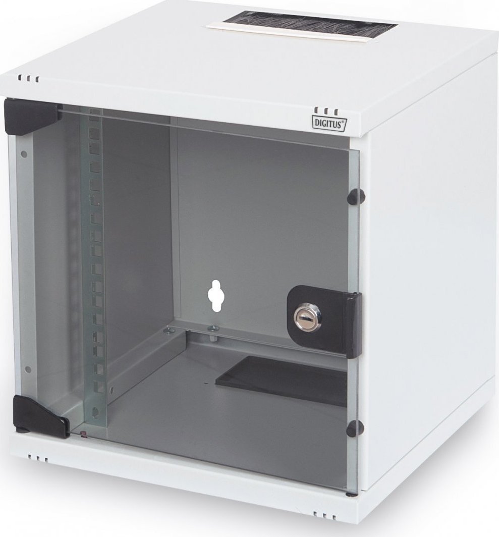 Сет за мрежа Digitus Network Set, 10" 6U ѕиден кабинет, 312 x 300 mm, сива боја