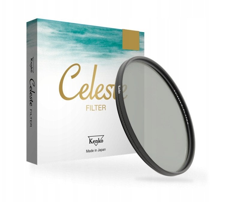 Filtër polarizues Kenko Celeste Circular, 72 mm, për kamera, i zi