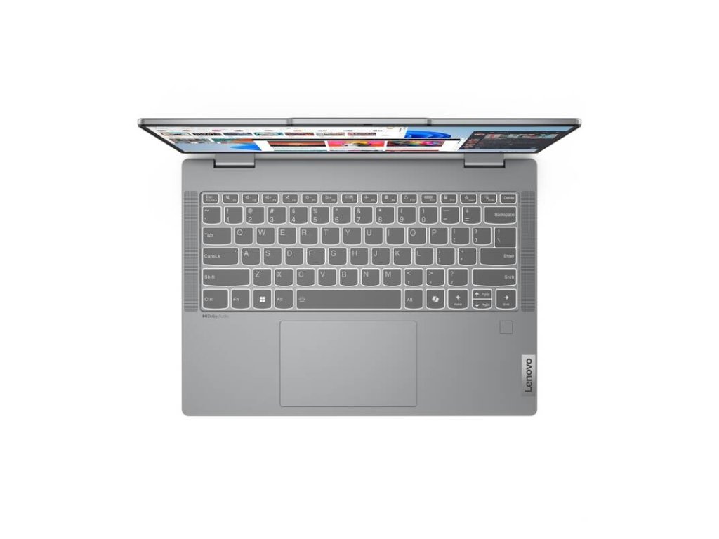 Laptop 2 në 1 Lenovo IdeaPad 5 14Q8X9, 14" OLED, Snapdragon X Plus 16GB 1TB SSD, gri