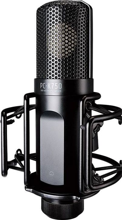 Mikrofon kondensator Takstar PC-K750, profesional, me pop filter dhe shock mount, i zi