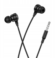Жичани слушалки Hoco M116, 3.5 mm, со микрофон, црни
