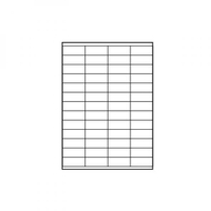 Etiketa vetëngjitëse LOGO 52.5 x 21.2mm, A4 mat, 56 etiketa fletë, të bardha