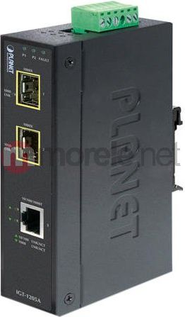 Media konvertues rrjeti Planet IGT-1205AT, Gigabit 1000 Mbit/s, 2x SFP, blu