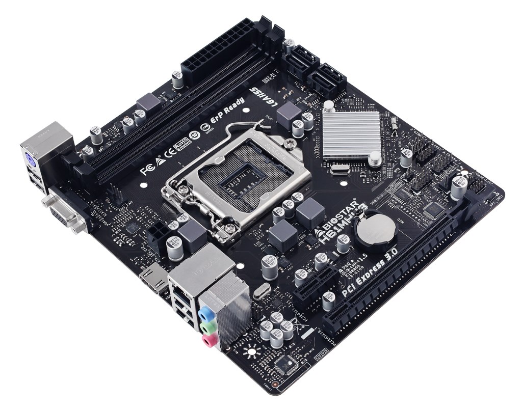 Pllakë amë Biostar H61MHV3 Intel H61 LGA 1155 (Socket H2) micro ATX