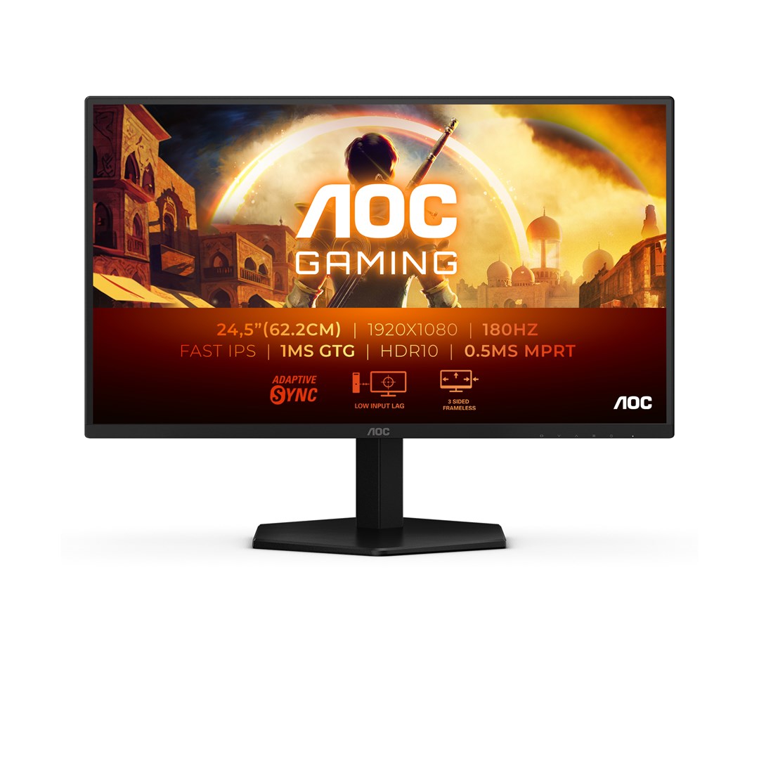 Monitor AOC G4 25G42E, 24.5" FHD 1920x1080, LED,180Hz, i zi/kuq