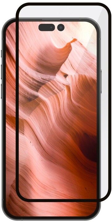 Заштитно стакло FIXED Armor за Apple iPhone 14/13/13 Pro, со апликатор, црно