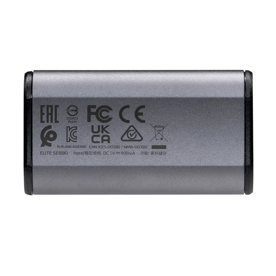 Disk SSD ADATA Elite SE880, 500GB, USB-C, i hirtë