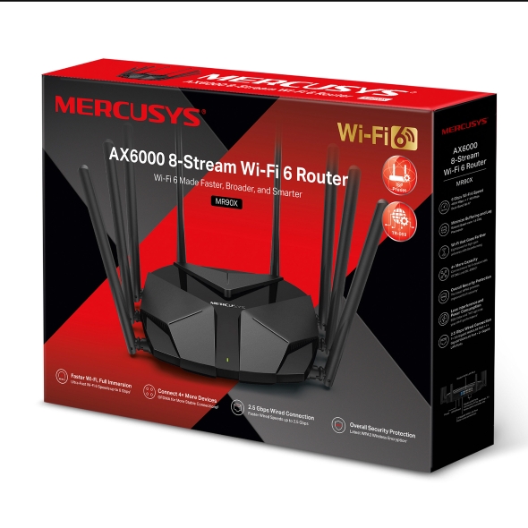 Ruter Mercusys AX6000, Wi-Fi 6