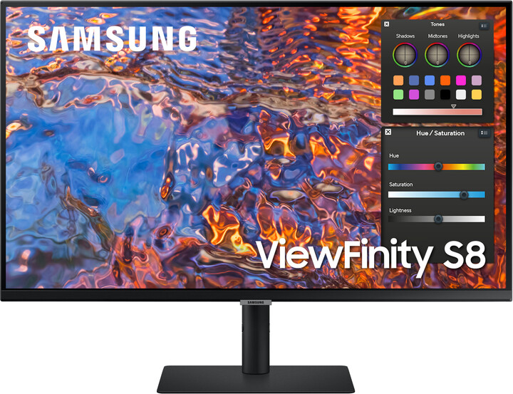 Foto e Monitor Samsung ViewFinity S80PB - LED, 32", UHD, i zi