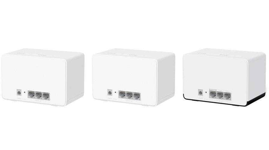 Ruter mesh Mercusys Halo H85X, Wi-Fi 6, dual band, set 3 copë, i bardhë