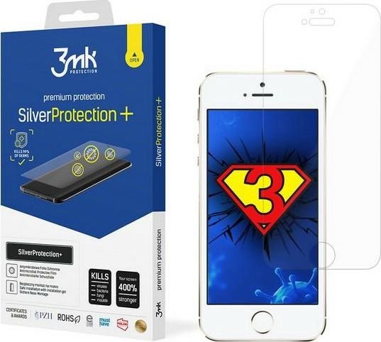 Folie mbrojtëse 3MK Silver Protect+ për iPhone 5/5S/5SE