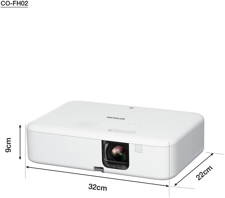 Projektor Epson CO-FH02, i bardhë
