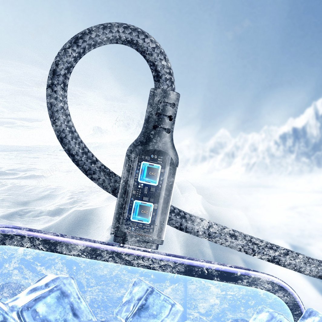 Kabllo USB Joyroom 4in1 JR FC1A1, 1.2m, USB A në Lightning 2x USB C Micro USB, gri