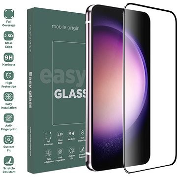 Xham mbrojtës Mobile Origin EasyGlass për Samsung Galaxy S23 Plus, Double Strong, transpardent