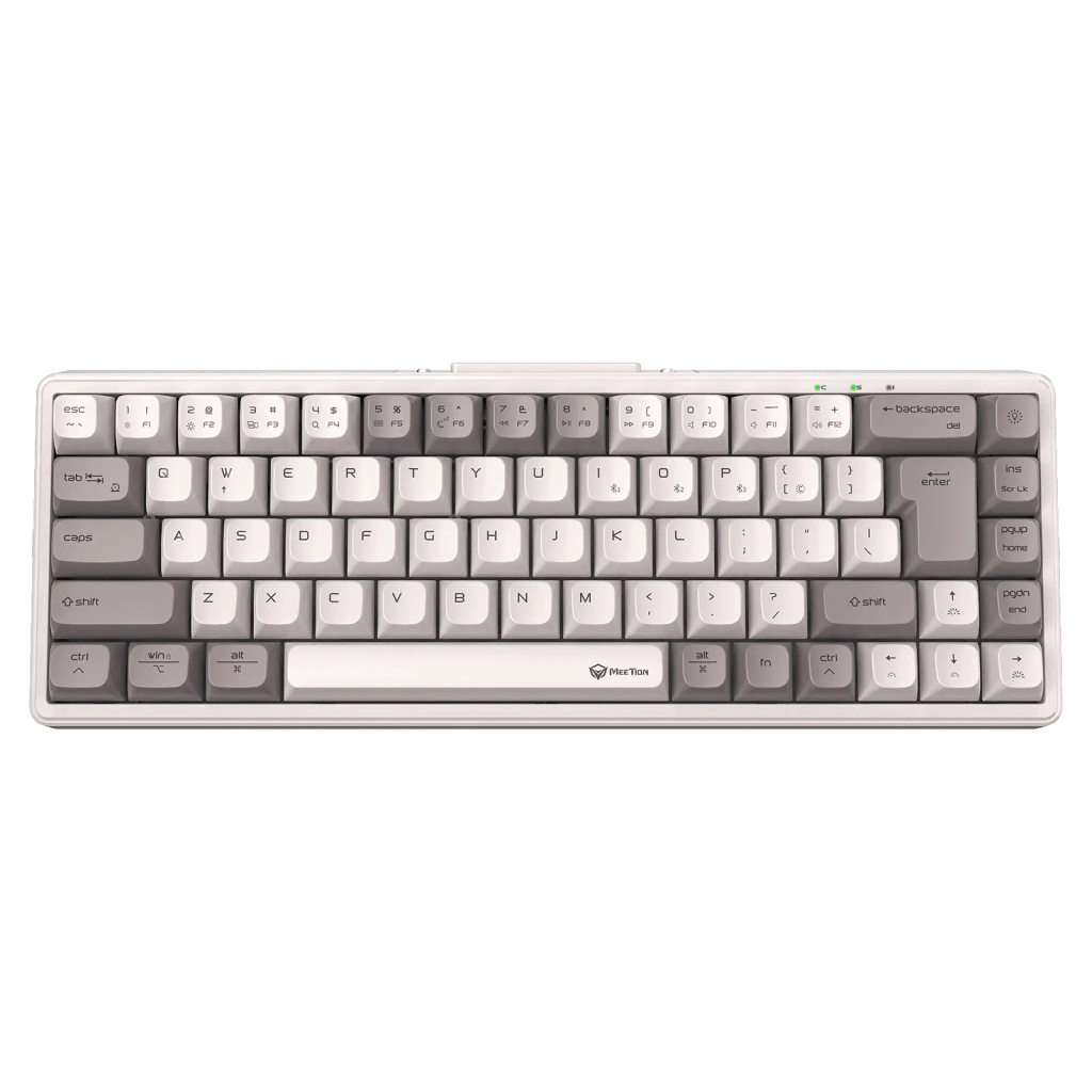 Meetion MT-MK12 – Tastierë Mekanike 65% me Ndriçim RGB dhe Lidhje Tri-Modale