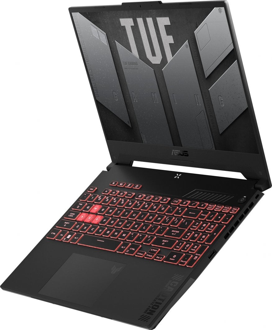 Laptop ASUS TUF Gaming A15, 15.6", AMD Ryzen 9 8945HS, 32 GB RAM, 512 GB SSD, NVIDIA GeForce RTX 4070, i zi dhe i hirtë