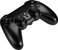 Gamepad Canyon GP-W5, me kabllo 3m, për PS4, i zi