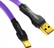 Kabllo audio USB Melodika MDUAC25, 2.5m, e zezë