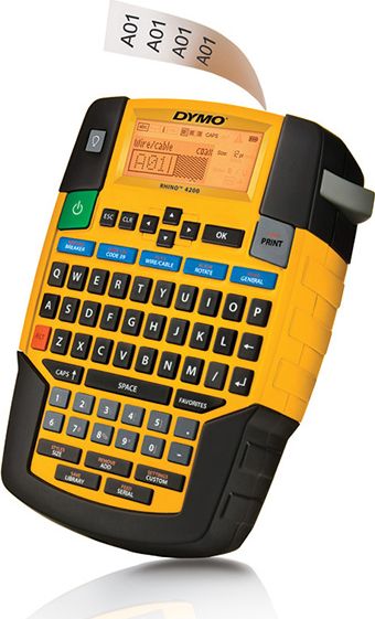 Printer etiketa Dymo RHINO 4200, profesional, portativ, i verdhë