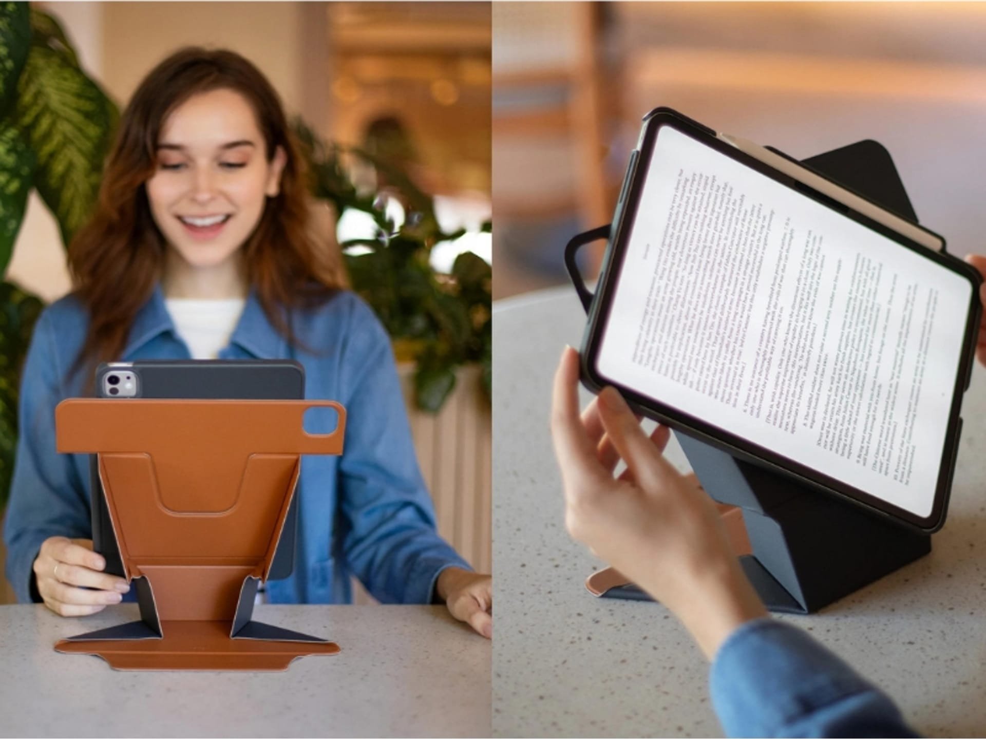 Mbrojtëse tablet Uniq Ryze 360 për iPad Air 11" 2024, qëndrim 360°, me mbajtëse Apple Pencil, jeshile