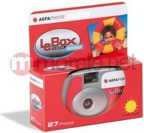 Aparat fotografik AGFAPHOTO LeBox Outdoor, ISO 400, 27 poza, argjendtë