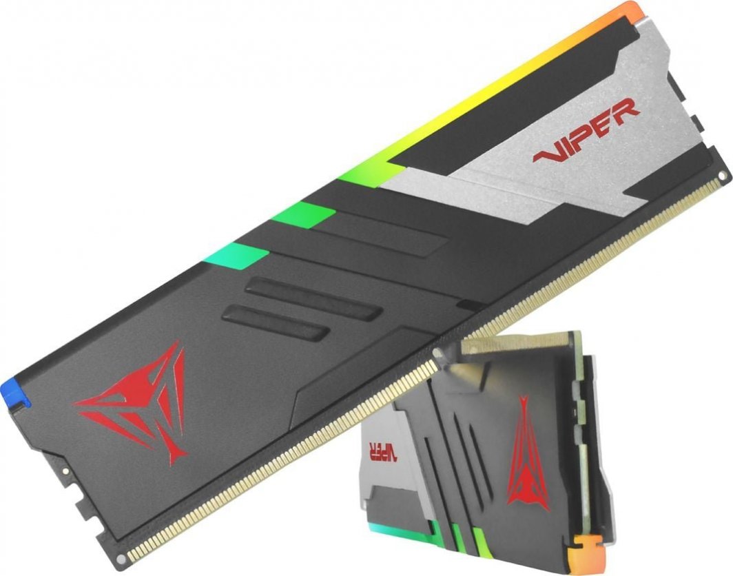 Memorie Patriot Viper Venom RGB, DDR5, 32 GB, 6800 MHz, CL34, PVVR532G680C34K
