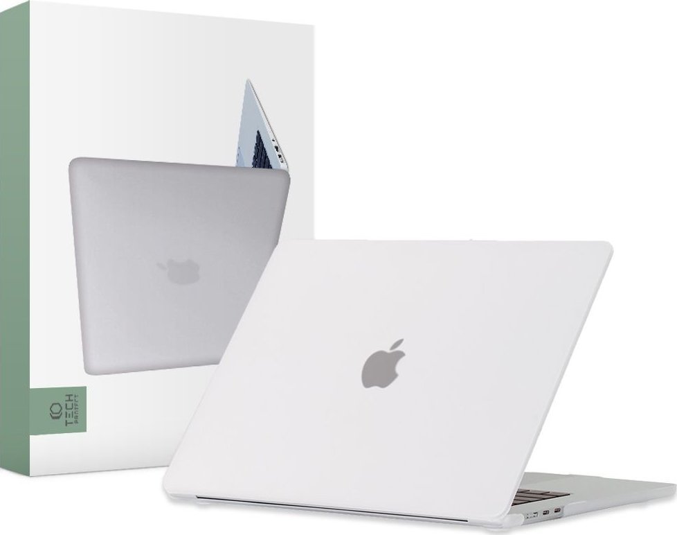 Mbulesë mbrojtëse Tech-Protect Slim Case, për MacBook Air 15" 2023 A2941, matte clear