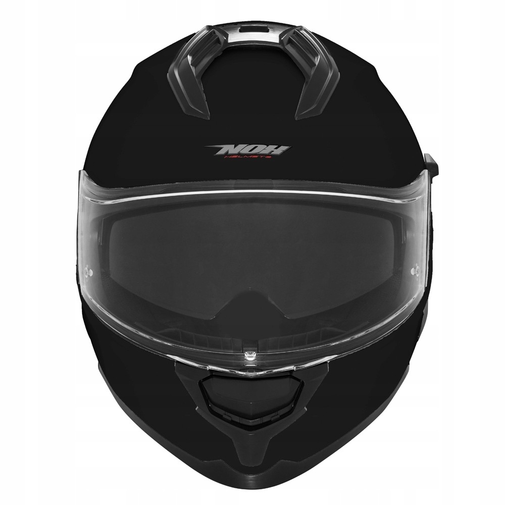 Helmetë integrale Nox N304S Solid, full face, e zezë me shkëlqim