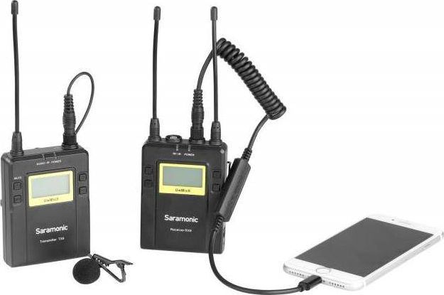 Kabllo audio Saramonic LC-C35, mini Jack TRS 3.5mm, Lightning, e zezë