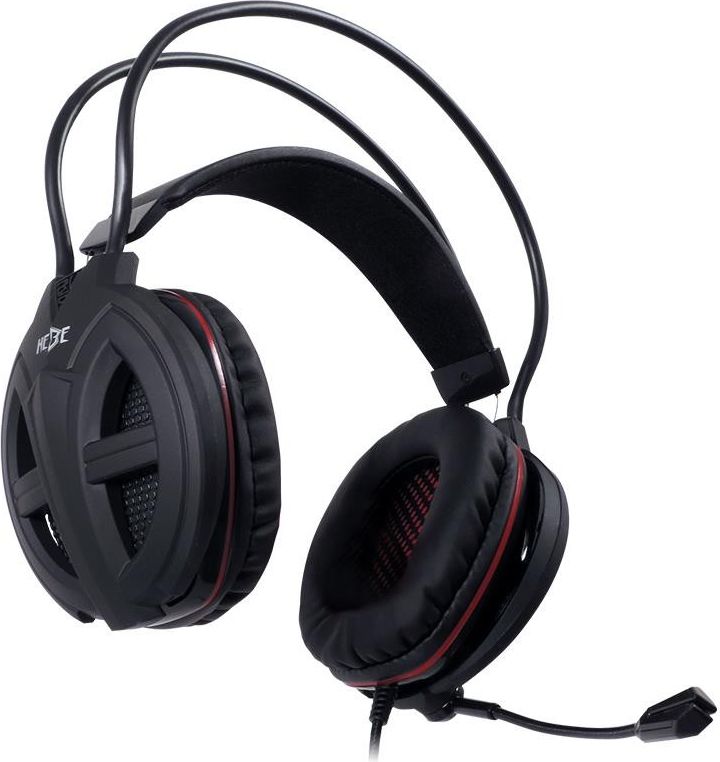 Kufje gaming Gamdias Hebe V2 GHS3300, stereo, me mikrofon, të kuqe