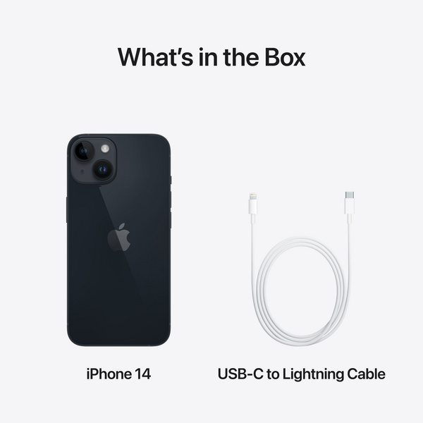 [OUTLET] Apple iPhone 14, 128GB, Midnight