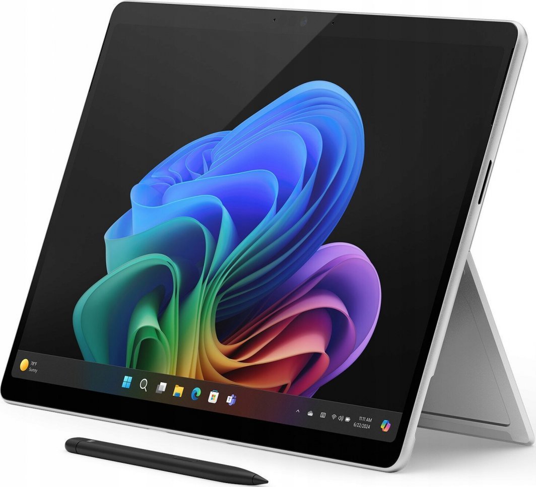 Laptop Microsoft Surface Pro 11 (Copilot+ PC), 13", Qualcomm Snapdragon X Plus, 16GB RAm, 512GB SSD, Windows 11 Home, i hirtë