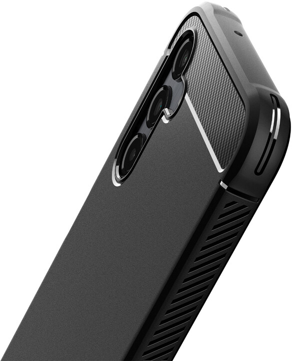 Mbrojtëse Spigen Rugged Armor për Samsung Galaxy A14 4G, e zezë