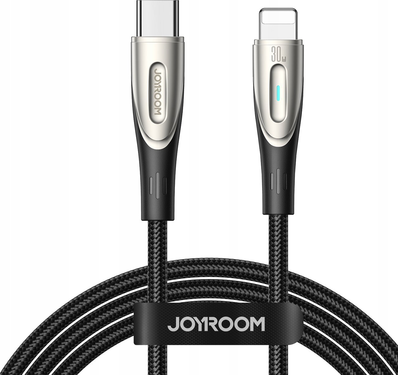 Kabllo Joyroom Star-Light Series SA27-CL3, USB-C në Lightning, 30W, 1.2m, e zezë