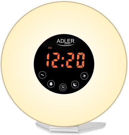Orë alarmi Adler AD 1916, dritë zgjimi, radio FM, shumëngjyrëshe