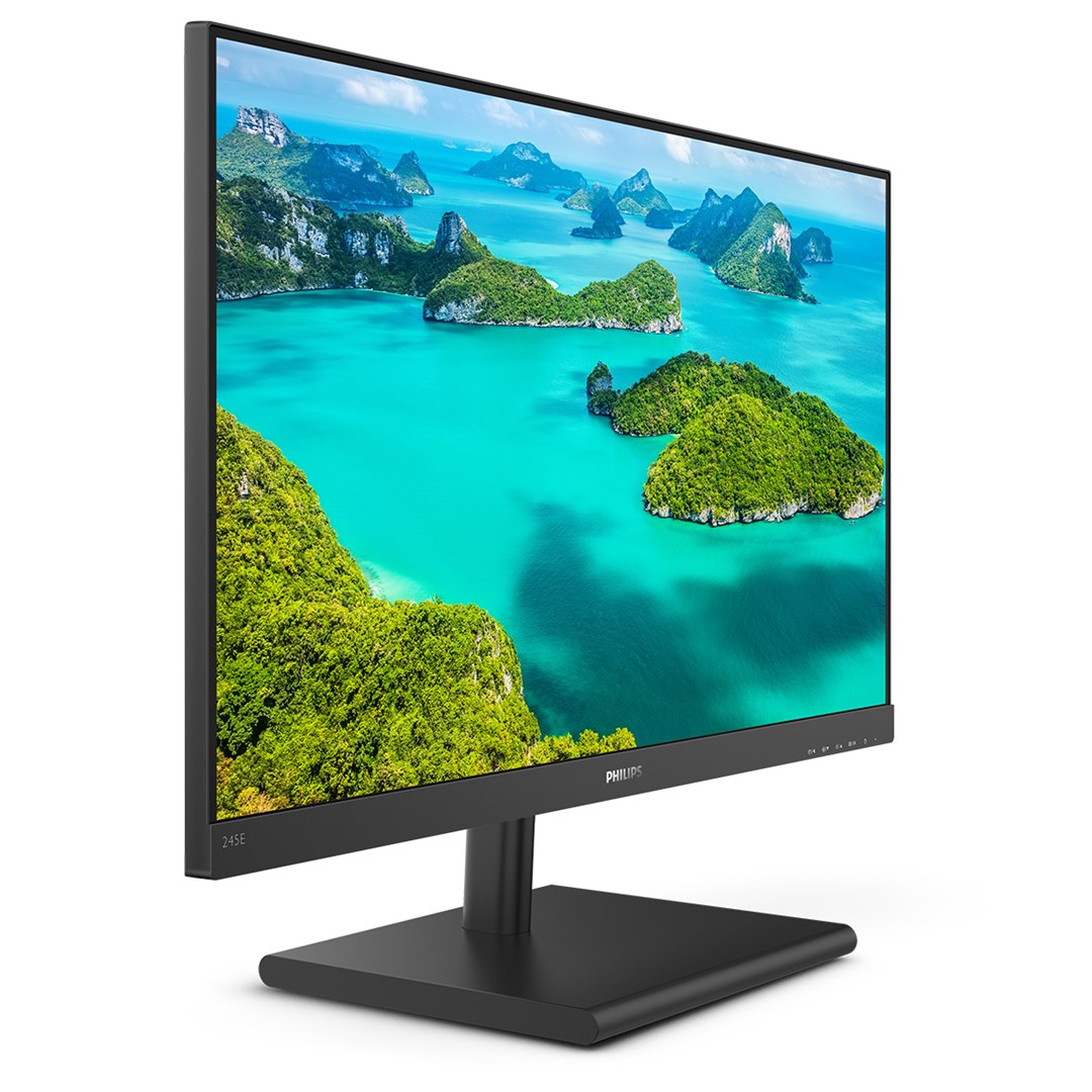 Monitor Philips E Line, 23.8", 2560 x 1440, 2K Ultra HD, 75 Hz, i zi