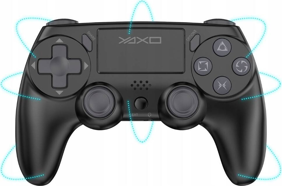 Gamepad Yaxo Viper Strike, pa tela, me dridhje, i zi