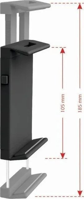 Држач за телефон Swissten T1 CD1, за простор за CD во автомобил, универзален, црн