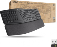 Tastierë Logitech Ergo, wireless, US INTL, grafit