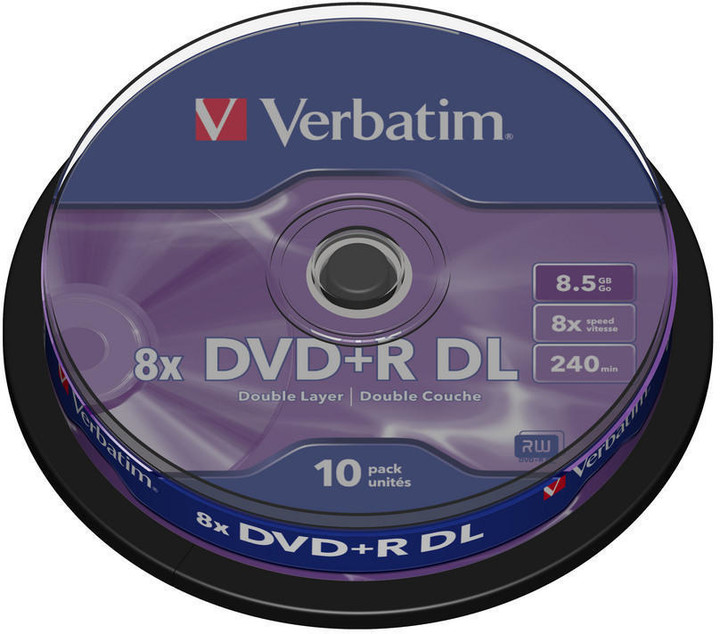 CD Verbatim DVD + R DL 8.5GB
