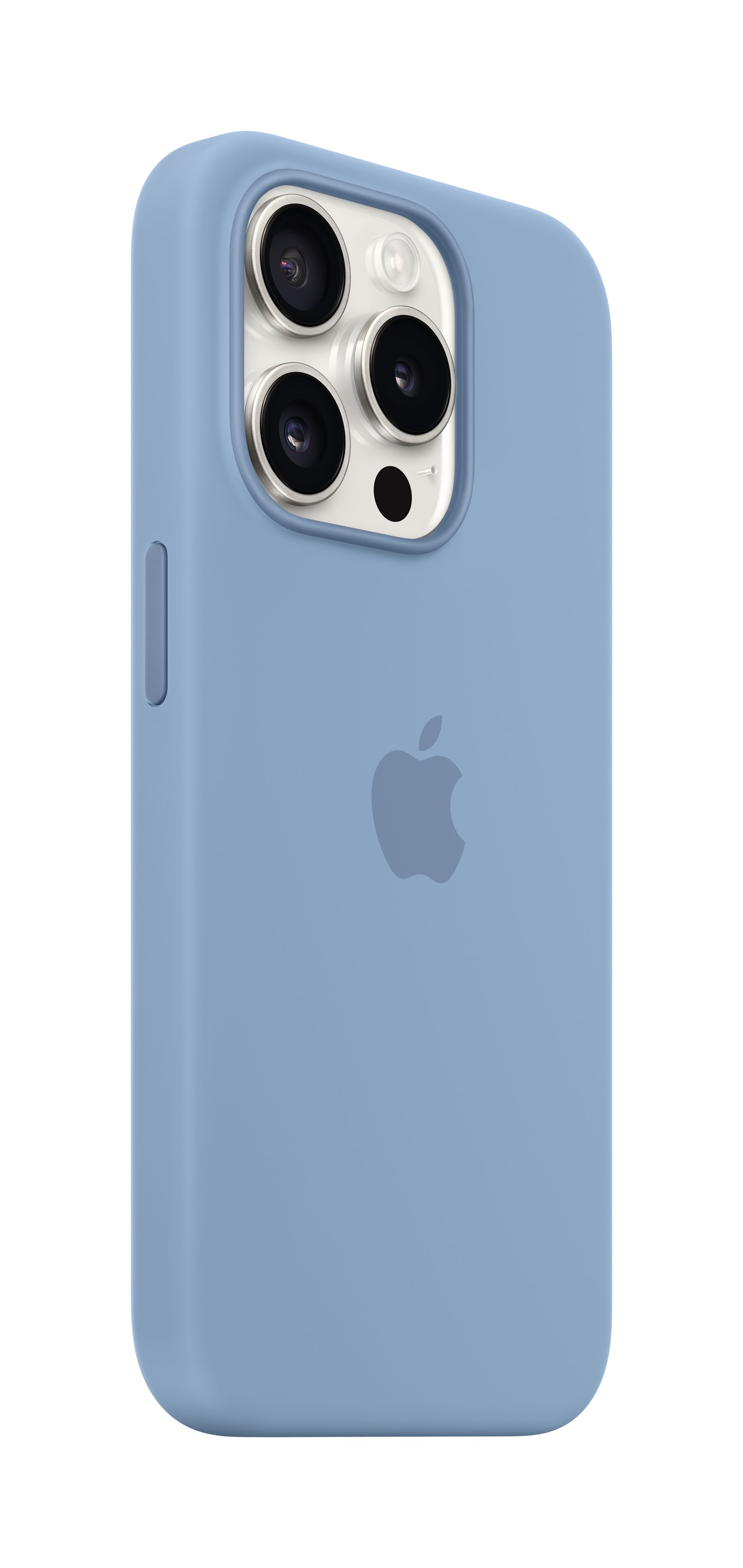 Apple iPhone 15 Pro Silicone Case me MagSafe, Winter Blue