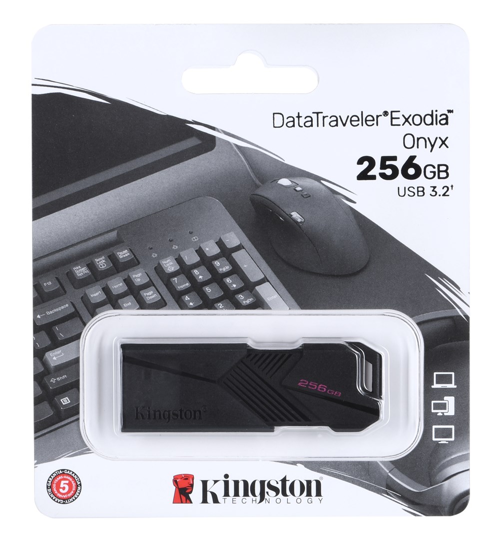 USB Kingston DataTraveler Exodia Onyx, 256 GB, USB Type-A