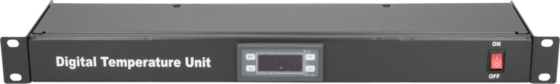 Termostat rack Extralink 19", për kabinet RACK 19", i bardhë