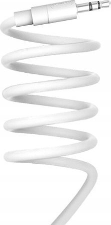 Аудио кабел Vega DENMEN DX01, 3.5mm женски во женски, 1m, бел