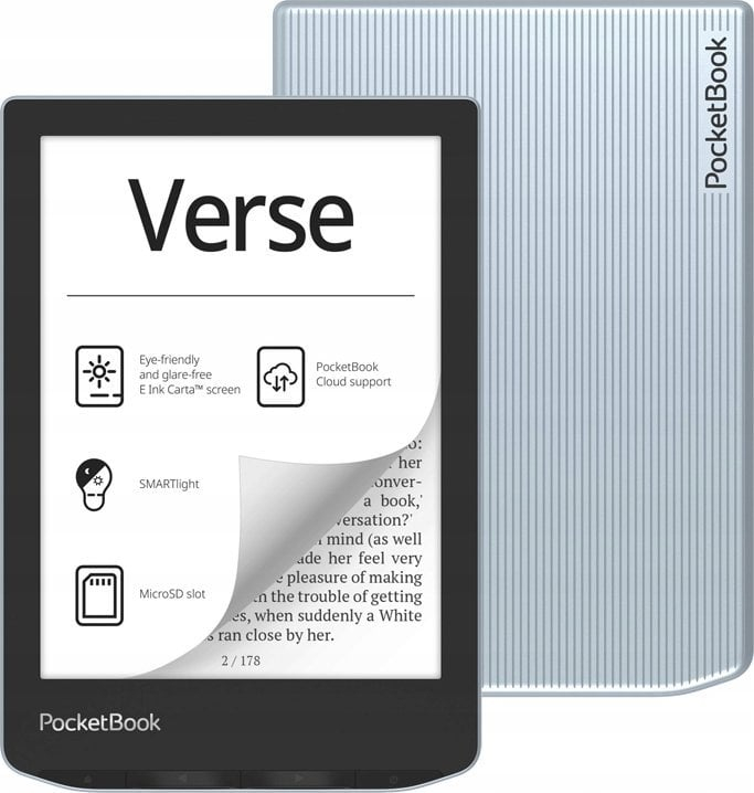 Lexues elektronik PocketBook Verse, 6", E-Ink Carta, SMARTlight